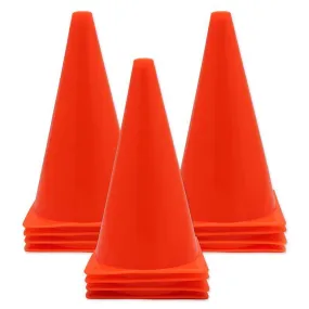 (12 Ea) Safety Cone 9 In With Base