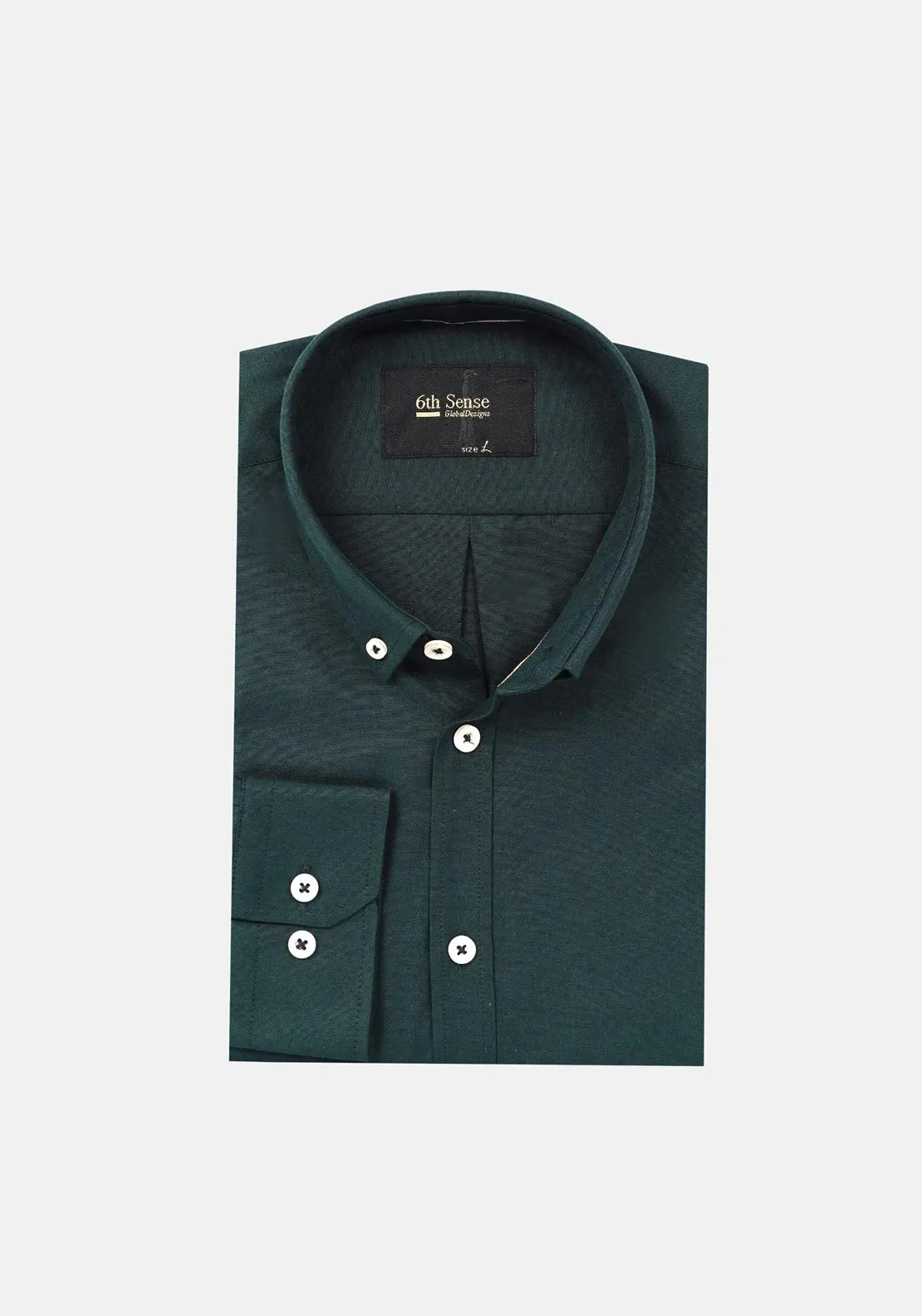 6th Sense Oxford Shirt, Dark Green