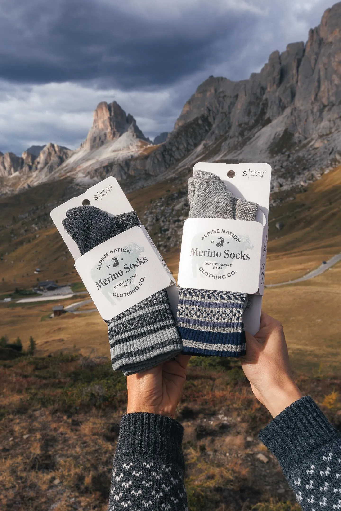 Abisko Merino Socks - Eclipse