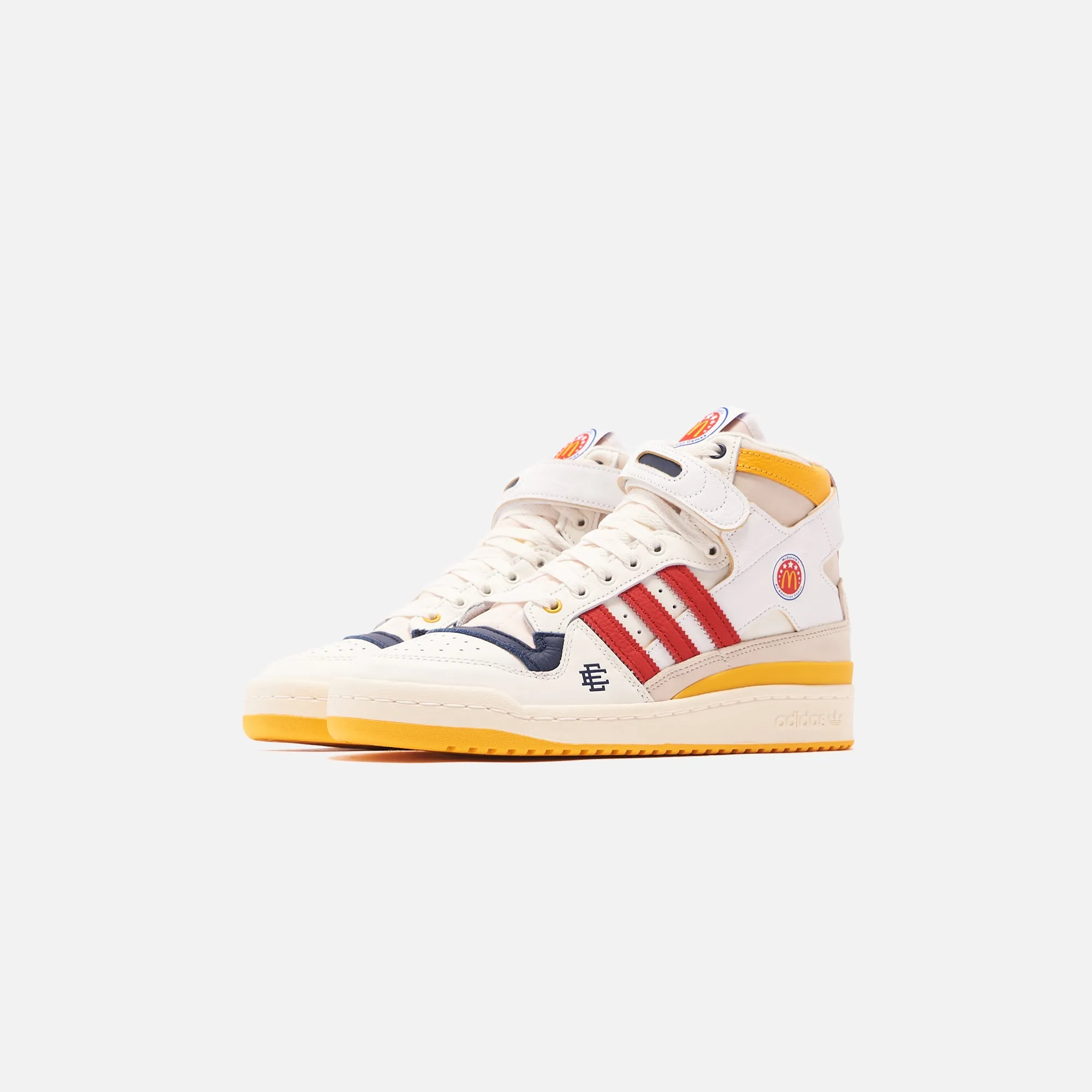 Adidas Forum 84 x Eric Emanuel McDonald's All American High - Cloud White / Bold Gold