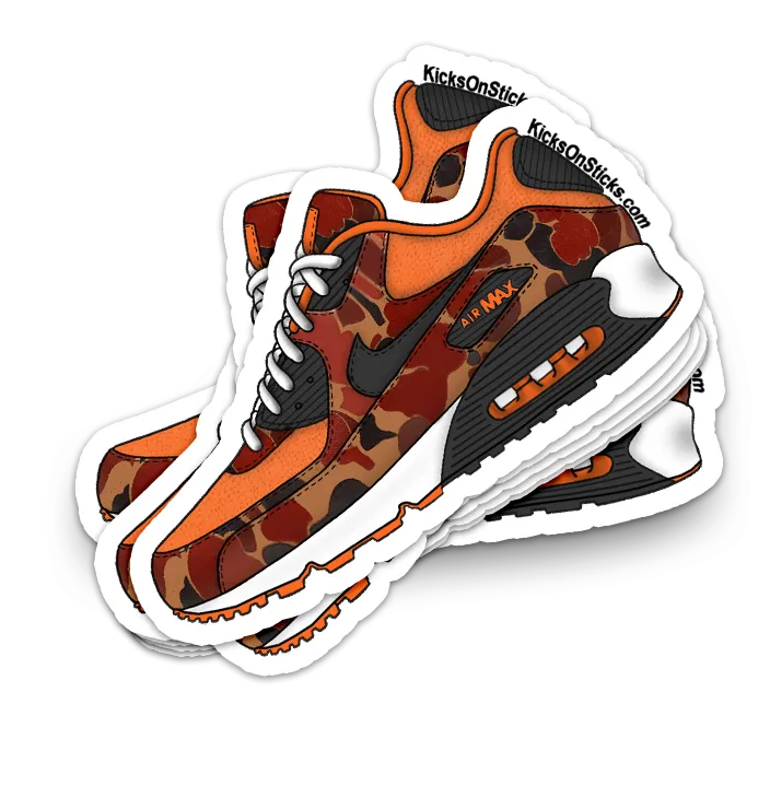 Air Max 90 "Orange Duck Camo" Sneaker Sticker