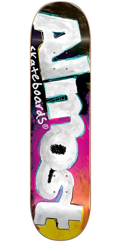 Almost Art School PP Skateboard Deck - Black - 8.0in