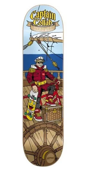 Almost Captain Collab R7 Cooper Wilt Skateboard Deck 8.1 - Brown