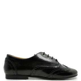 Andanines Black Wingtip Lace Oxford