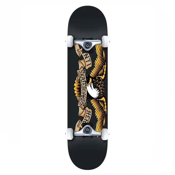 Anti Hero Classic Eagle XL Complete Skateboard Black - 8.25