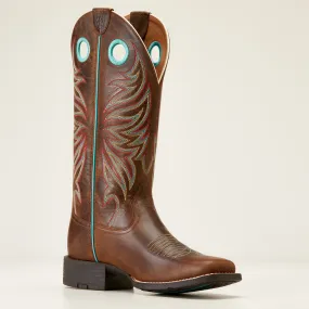 Ariat Ladies 10017390 Round Up Ryder Western Boots in Sassy Brown