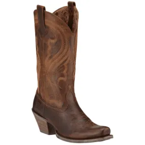 Ariat Women's Lively Sassy Brown Square Toe Western Boots 10016357