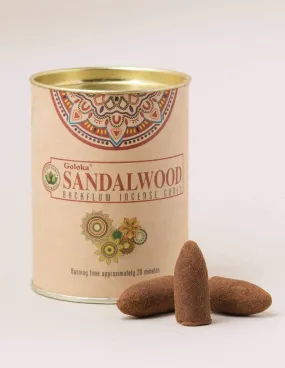 Backflow  Incense Cones - Sandalwood