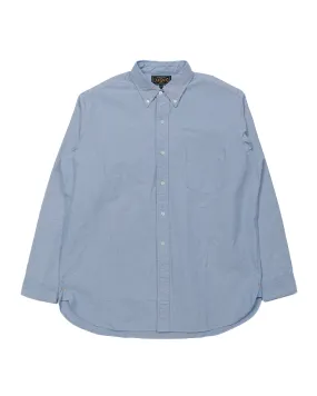 Beams Plus B.D. Classic Fit American Oxford Blue