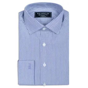 Bespoke - Blue & White Striped Shirt