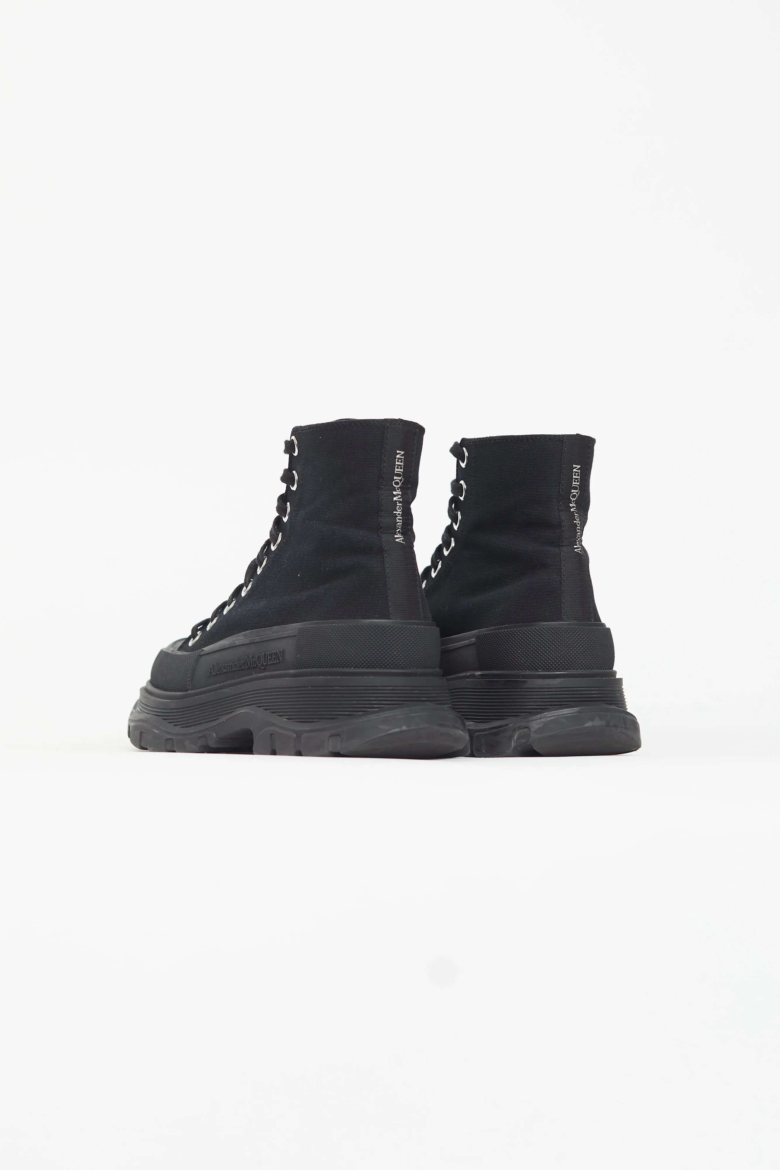 Black Chunky High Top Sneaker