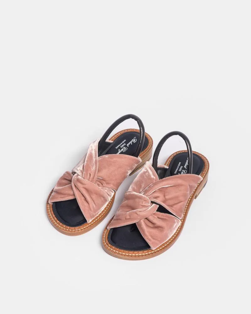 Blosst Sandal in Skin Velvet