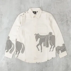 By Parra Repeated Horse Shirt - Off White