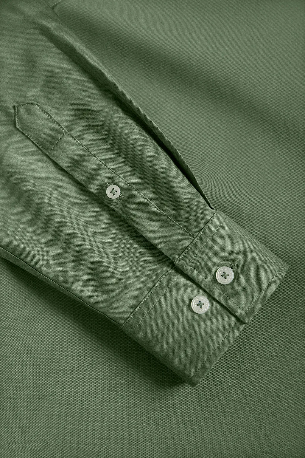 Camisa verde Oxford con logo Polo Club