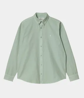 Carhartt WIP Bolton L/S Shirt Misty Sage (Garment Dyed)