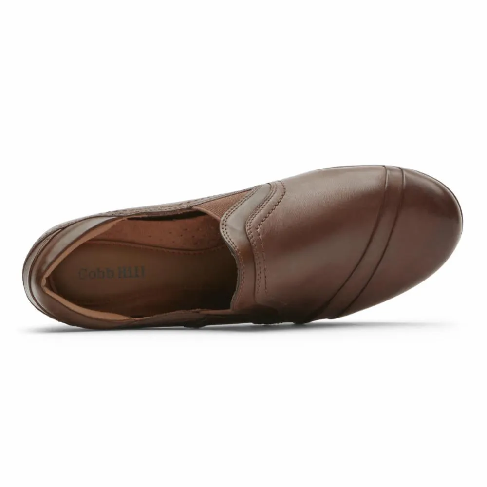 Cobb Hill LAUREL SLIP-ON BARK LTHR