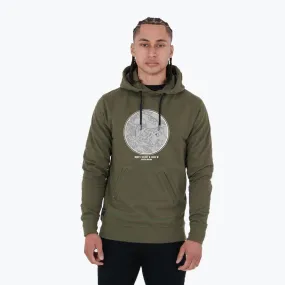 Derby County Location Hoodie Olive