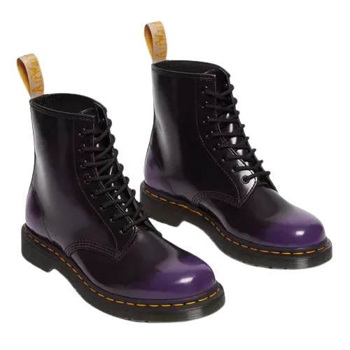 Dr.Martens Boots -Vegan 1460 8 Eye - Black/Purple