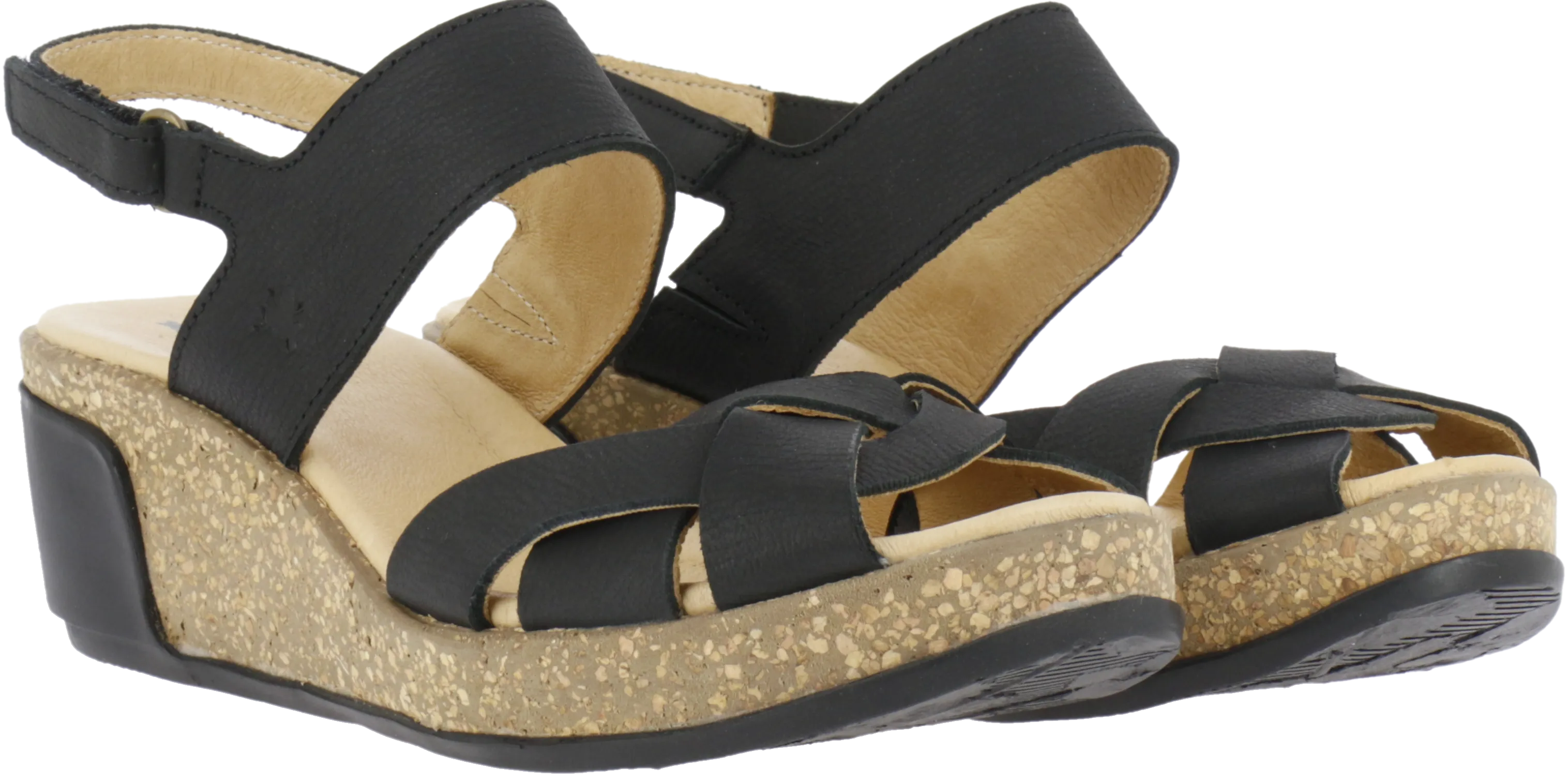 El Naturalista Women's Leaves 5008 Wedge Sandal