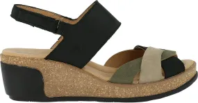 El Naturalista Women's Leaves 5008 Wedge Sandal