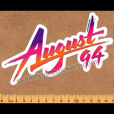 Enjoi August 1994 Skateboard Sticker