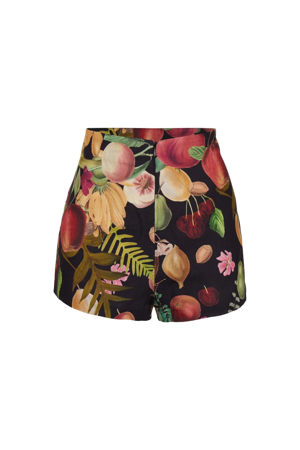 Fruits Exotiques Overlap Long Dress With Shorts