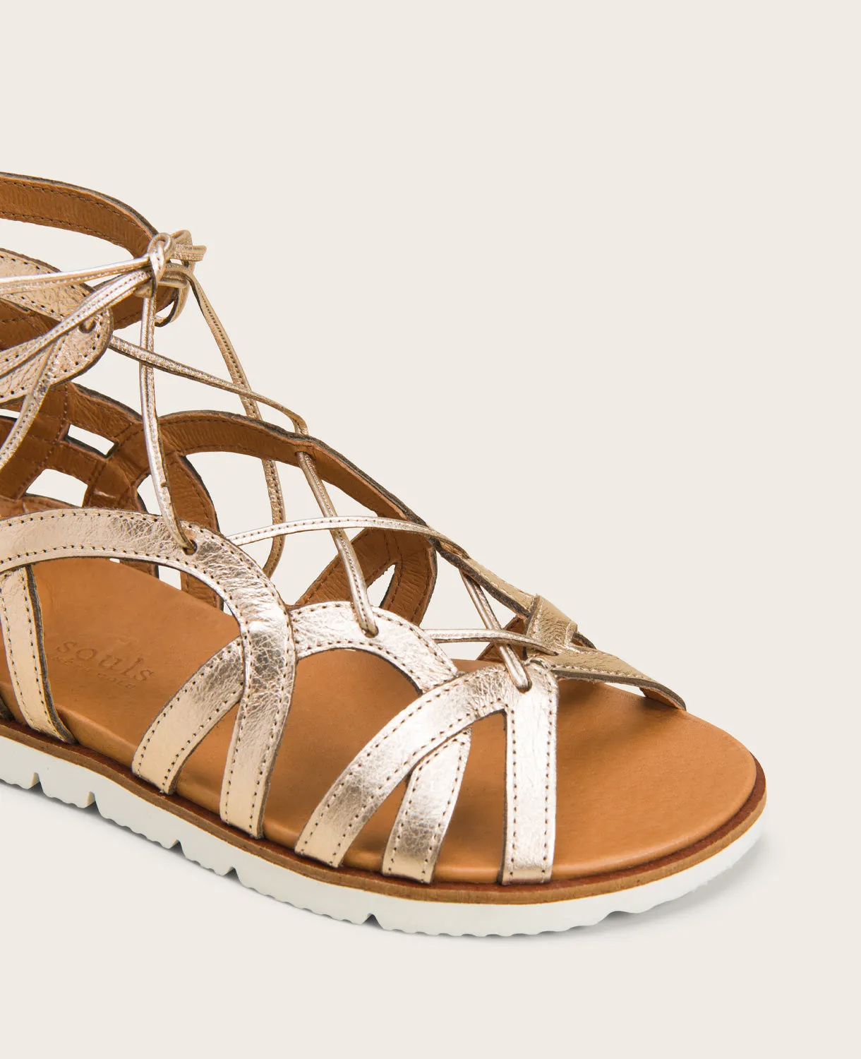 GENTLE SOULS - Lavern Lite Lace Up Gladiator