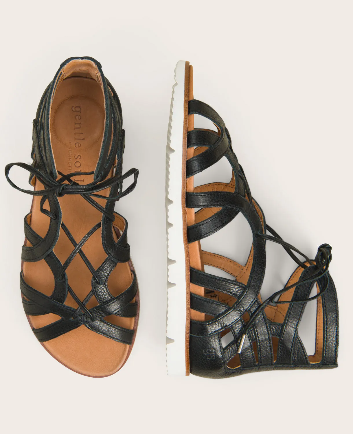 GENTLE SOULS - Lavern Lite Lace Up Gladiator