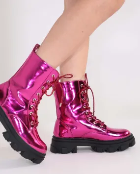 Kandi Kickers Lace Up Boots