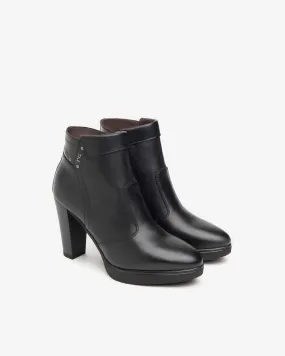 Nero Giardini Leather High Heel Ankle Boots With Studs