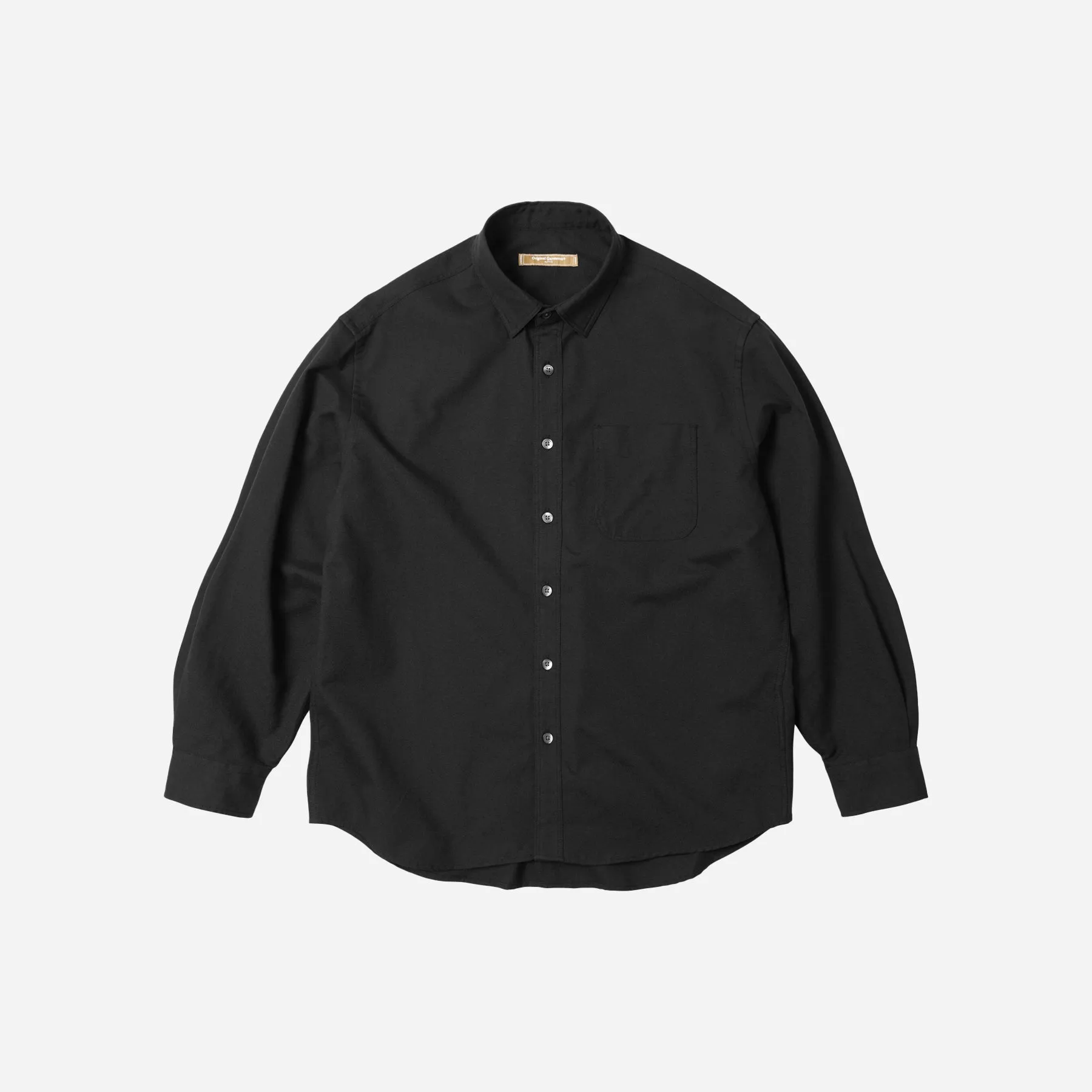 OG OXFORD OVERSIZED SHIRT - BLACK