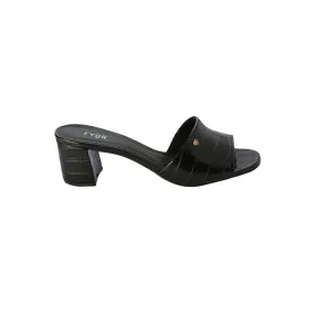 Peep-Toe Block Heeled Mule BCM 031