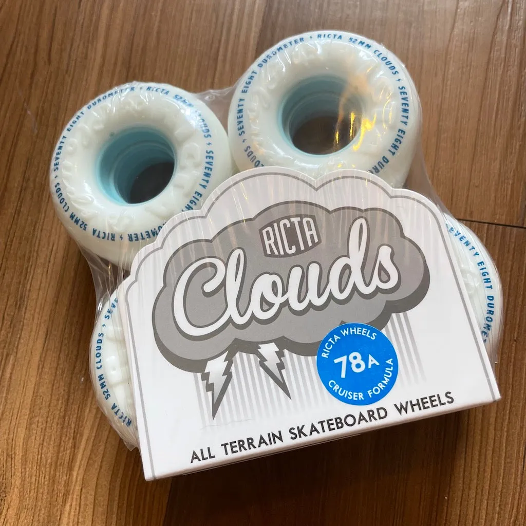 RICTA - Clouds Blue 52mm/78a Skateboard Wheels