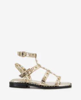 Ruby Studded Gladiator Flat Sandal