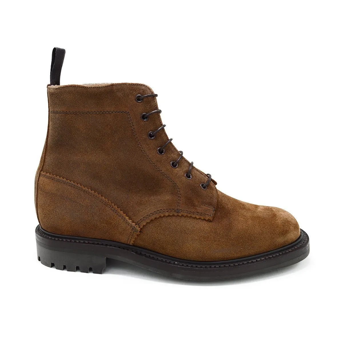 Sanders Kelso- Snuff Waxy Suede Derby Boot